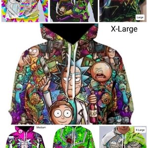 NEW Rick And Morty Sweatshirts